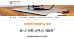 Desktop Screenshot of birkman-germany.com