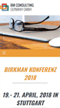 Mobile Screenshot of birkman-germany.com