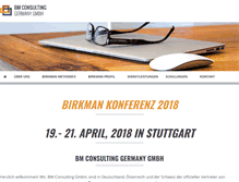 Tablet Screenshot of birkman-germany.com